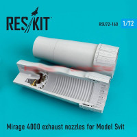 Reskit RSU72-0160 Mirage 4000 exhaust nozzles for Model Svit 1/72