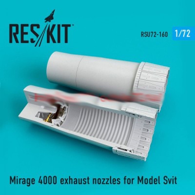 Reskit RSU72-0160 Mirage 4000 exhaust nozzles for Model Svit 1/72