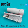 Reskit RSU72-0160 Mirage 4000 exhaust nozzles for Model Svit 1/72
