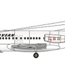 F-rsin Plastic FRP4095 Fokker F-28-4000 SAS 1/144