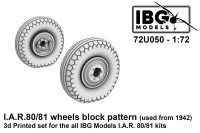 IBG Models U7250 I.A.R. 80/81 Wheels Block Pattern 1/72
