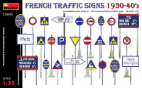Miniart 35645 French Traffic Signs 1930-40's 1/35
