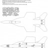 New Ware NWA-M0994 Mask EA-18G Growler SURFACE DETAILS (MENG) 1/48