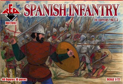 Red Box 72097 Spanish Infantry Set 2 16 c. 1/72