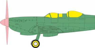 Eduard EX1140 Mask Spitfire Tr.9 TFace (AIRF) 1/48