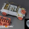 Voyager Model PR35085 WWII German Kubelwagen Type 82 Africa Troop Special Balloon Tires Patten 2 (GP) 1/35