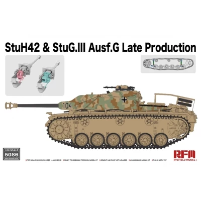 RFM 5086 NEW StuH42 &amp; StuG.III Ausf.G Late Production 1\35