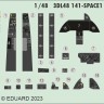 Eduard 3DL48141 Hunter FR.10 space (Airf) 1/48