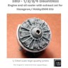 Sbs Model 72083 SBD-1/2/3/4 Dauntless Engine&Exhaust set 1/72