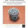 Sbs Model 72083 SBD-1/2/3/4 Dauntless Engine&Exhaust set 1/72