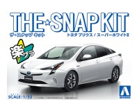 Aoshima 54161 Toyota Prius(Super White II), SNAP KIT (сборка без клея) 1/32