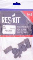 Reskit RS48-0091 F-22A Raptor wheels set (ACAD,HAS,REV,ITAL) 1/48