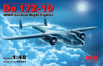 ICM 48243 Do 17Z-10, Германский ночной истребитель ІІ МВ 1/48