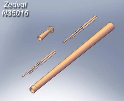 Zedval 35016 122 мм ствол Д-25T ИС-2, ИС-3, ИС-4 без дульного тормоза