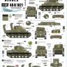 Star Decals 48-B1021 US M4A1 Sherman D-Day and France in 1944 32nd Armored Regiment, 66th Armored Regiment and 741th Tank Bn 1/48