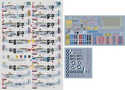 Dk Decals 72085 P-51D/K Mustang o.Pacific/Australia (16 camo) 1/72