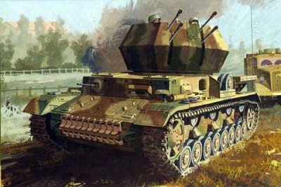 Dragon 6565 FlaK.Pz. IV Ausf. G &quot;Wirbelwind&quot; (early prod., w/zimmerit) 1/35