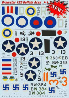 Print Scale 48-075 Brewster F2A Buffalo Wet decal 1/48