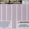 HGW 572012 Decals 4-colour LOZENGE faded b.white LOWER 1/72