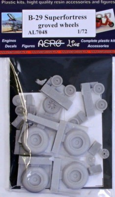 Plusmodel AL7048 B-29 Superfortress - groved wheels 1/72