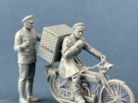 Copper State Models F35-059 Фигура, Британский курьер везет почтовых голубей на передовую 1/35