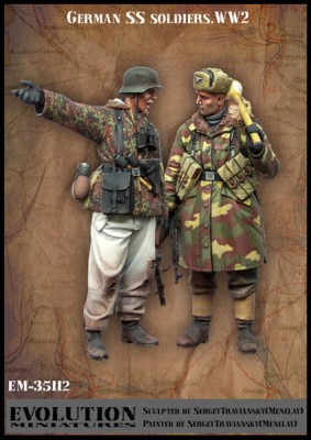 Evolution Miniatures 35112 German SS soldiers, WW2