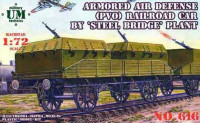 UMmt 616 Armored Anti-Aircraft mount built by 'Steel bridge' factory. 1/72