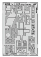 Eduard 49962 SET He 111H-16 nose interior (ICM)