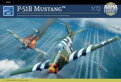 Arma Hobby 70041 P-51B Mustang (4x camo) 1/72