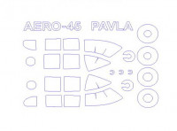 KV Models 72132 AERO 45 (Pavla Models #V72038) + маски на диски и колеса Pavla 1/72