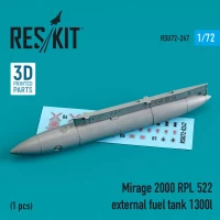 Reskit U72247 Mirage 2000 RPL 522 external fuel tank 1300l 1/72