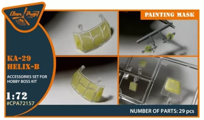 Clear Prop A72157 Ka-29 Helix-B painting mask (HOBBYB) 1/72