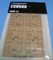 Condor А-012	Картонные коробки США, WW II, тип 3, 4 шт