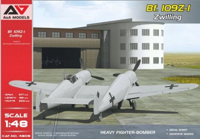 A&amp;A Models 48009 Messerschmitt Bf 109Z-1 'Zwilling' 1/48
