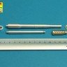 Aber 35 L-244 Gun barrel for German Rheinmetall 12,8cm K44 L/55 Anti-Tank Gun (designed to be used with Great Wall and Trumpeter kits) 1/35
