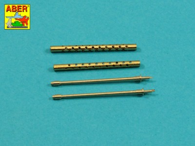 Aber A24005 Set of 2 50cal (12,7mm) standard barrels for US aircraft machine guns Browning M2 as used on most aircraft including Curtis P-40, Republic P-47D, and North-American P-51 for the USAAF and the Grumman F4F, F6F, and F4U Corsair for the US Navy.