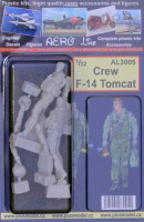 Plus model AL3005 1/32 Crew F-14 Tomcat (2 fig.)