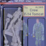 Plus model AL3005 1/32 Crew F-14 Tomcat (2 fig.)