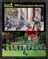 Caesar Miniatures H081 German Infantry Marching (WWII) x 36 figures 1/72