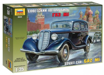 Звезда 3634 Советский автомобиль ГАЗ М1 1/35