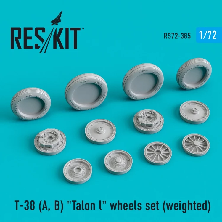 Reskit 72385 T-38 (A, B) 'Talon l' wheels set (weighted) 1/72