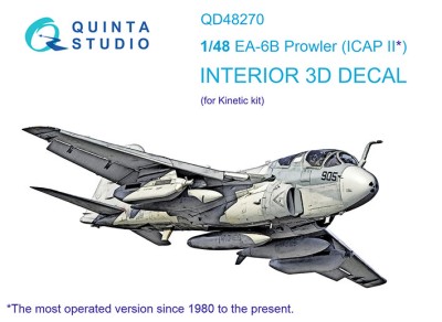 Quinta Studio QD48270 EA-6B Prowler (ICAP II) (Kinetic) 1/48