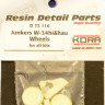 Kora Model D72116 Wheels for Junkers W-34 hi&hau (all kits) 1/72