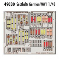 Eduard 49030 Seatbelts German WWI фототравление