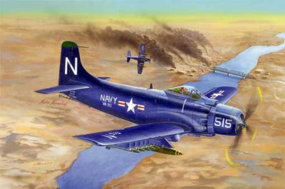 Trumpeter 02252 Самолёт A-1D AD-4 Skyraider 1/32