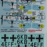 Kora Model CSD7261 Henschel Hs-126B-1 Ski - Convers.set & decal 1/72
