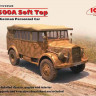 ICM 35529 L1500A с поднятым тентом, Германский армейский автомобиль II MB 1/35