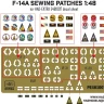 HAD PE481007 F-14A Sewing Patches (PE set) Vol.2 1/48