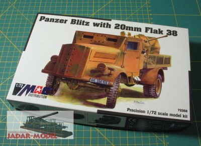 MAC 72068 Panzer Blitz w/20mm Flak 38 1/72