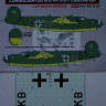 Kora Model DEC72212 Consolidated B-24H-5-DT Luftwaffe декали декали 1/72